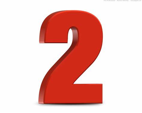 An image depicting the number two